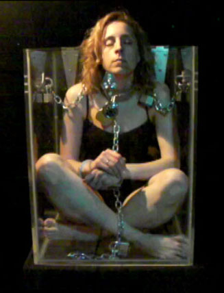 Dayle Krall in the Full View Water Torture Escape