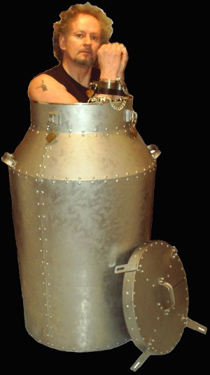 Richard in the Milk Can Escape